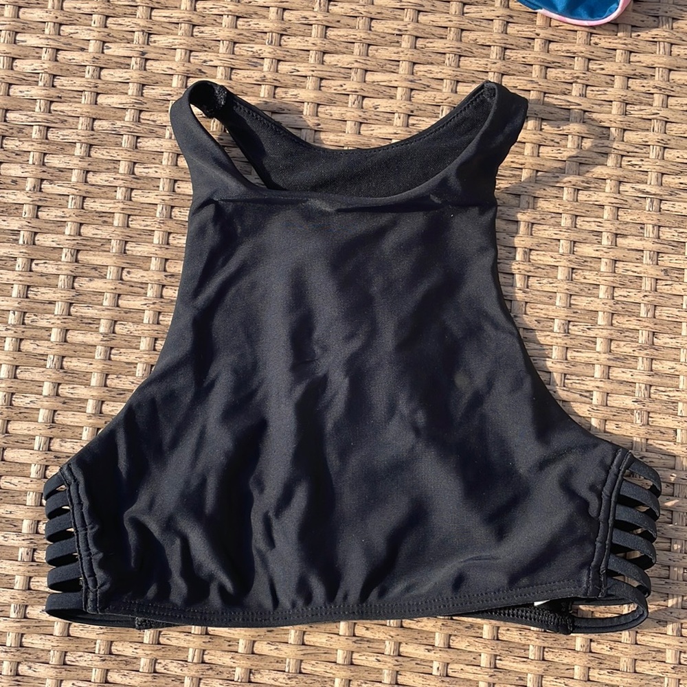 Hollister racer back bikini top, xs